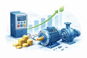 Calculadora de ahorro: motor de alta eficiencia + variador en bombas/ventiladores (ROI paso a paso)