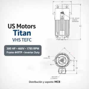 US motors titan VHS TEFC