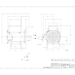 Motor TE US Motors 7.5 HP 230V 1740 RPM (Frame 215T) – AF88